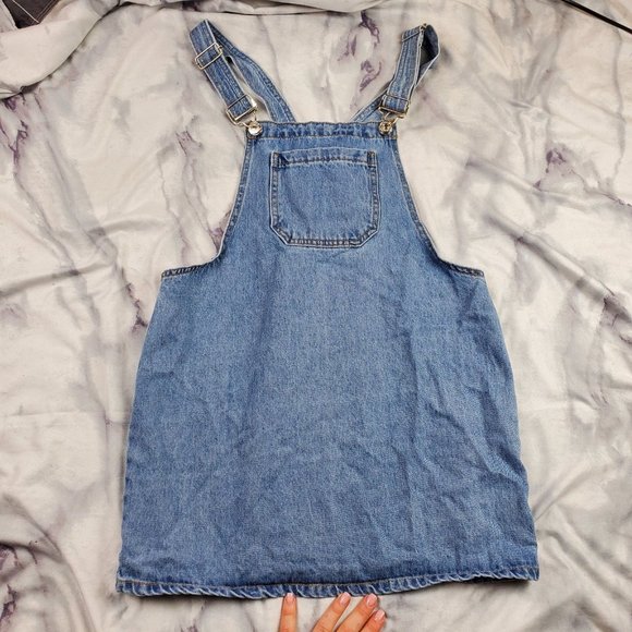 Forever 21 Dresses & Skirts - Denim Overall Dress medium forever 21